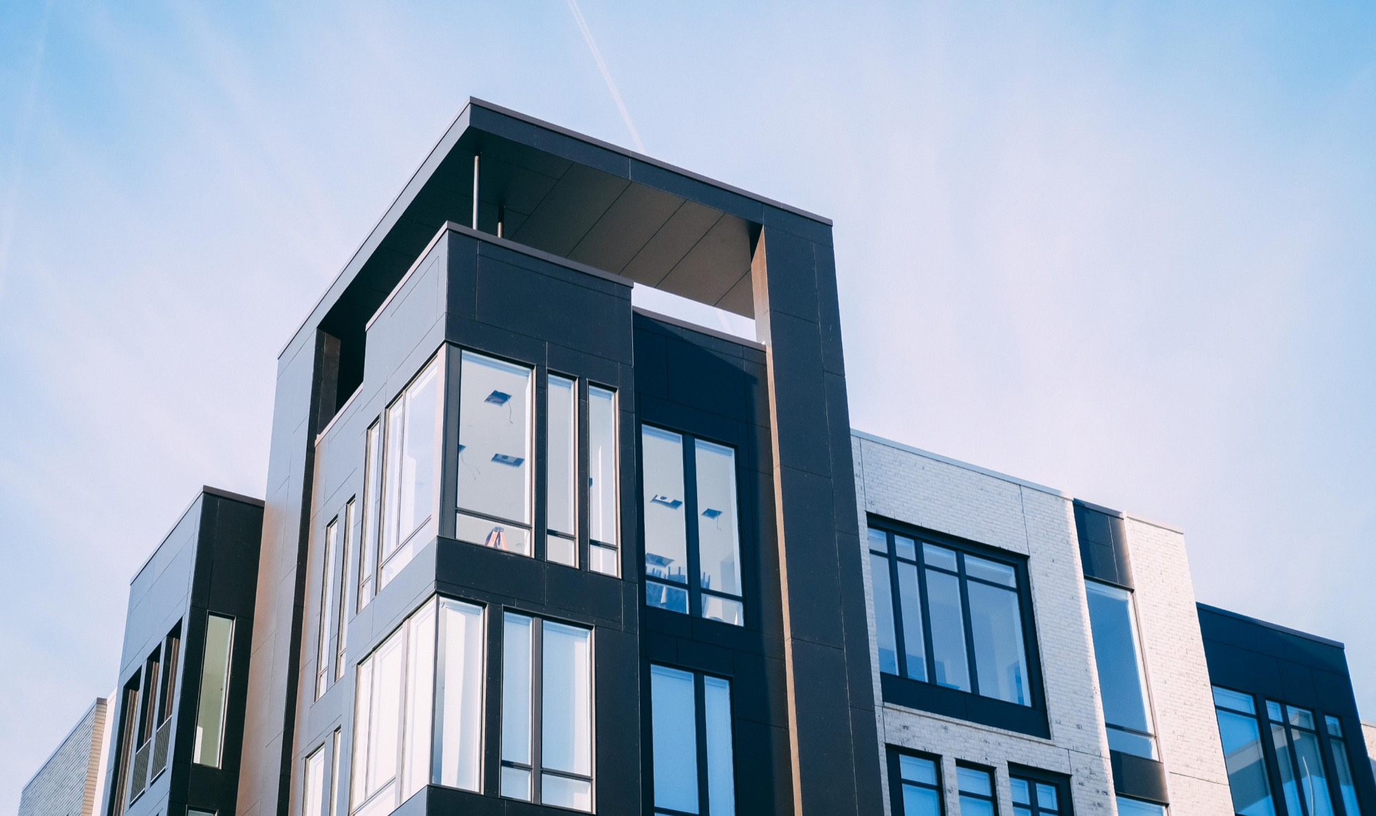 A modern apartment building managed on Burrow
