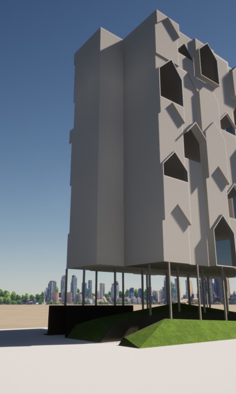 128 River project render